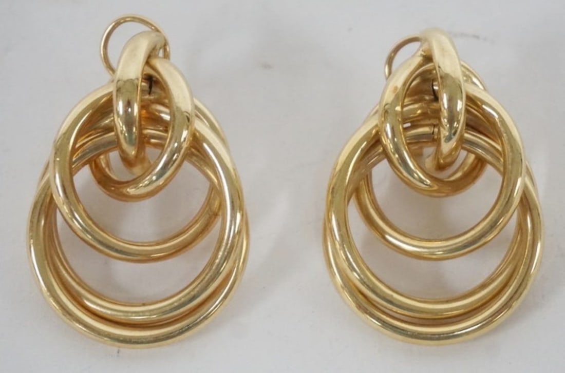 14K GOLD LADIES EARRINGS (1 of 3)