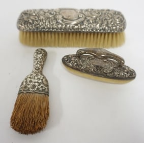STERLING SILVER BRUSHES