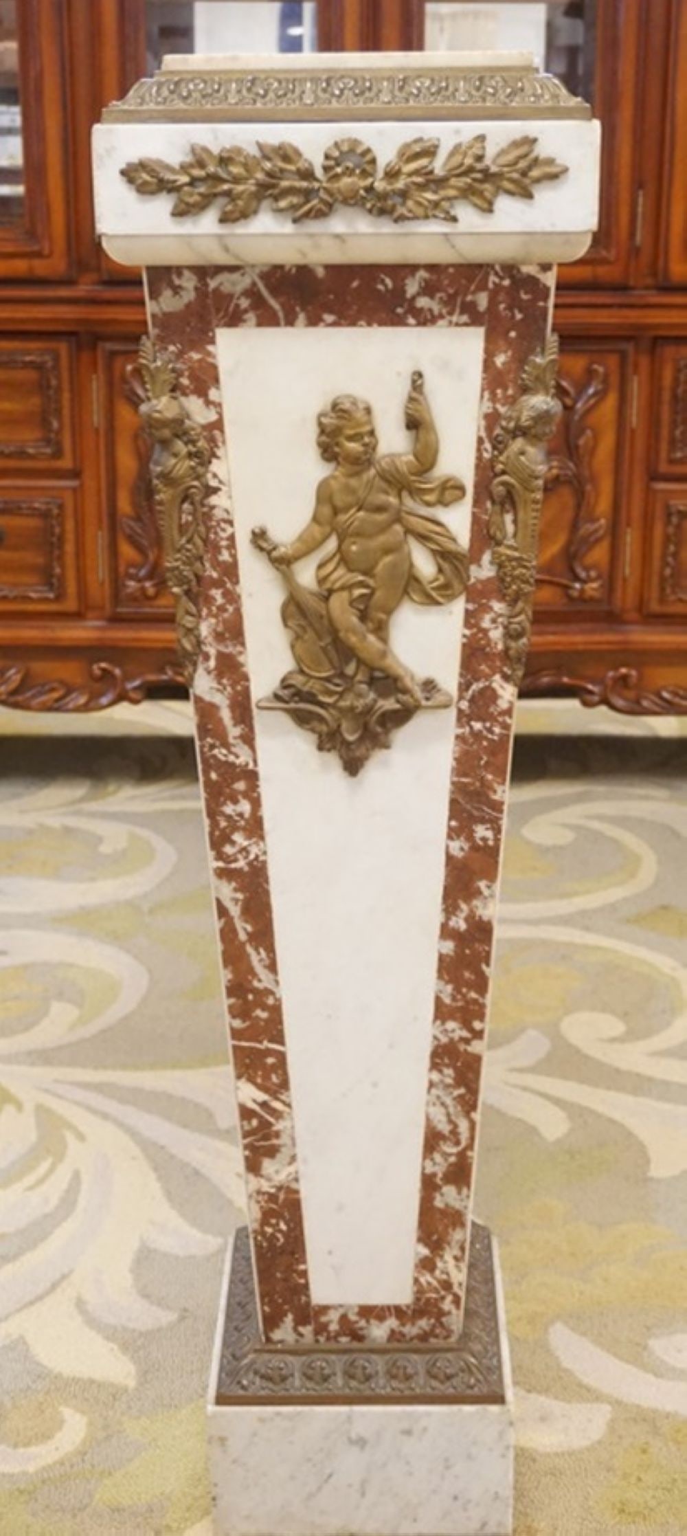 TAPERED MARBLE PEDESTAL (1 of 8)