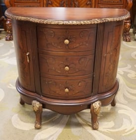 FAUX PAINT DECORATED STAND