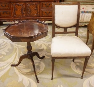BEACON HILL LAMP TABLE AND SIDE CHAIR