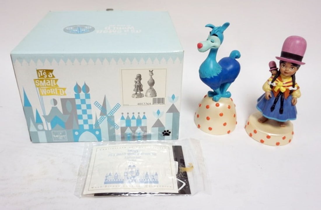 WALT DISNEY CLASSIC COLLETIONS SMALL WORLD: WALT DISNEY CLASSIC COLLECTIONS, IT'S A SMALL WORLD AFTER ALL, PERU, *ALLILLANCHU*, APPROXIMATELY 8 IN H