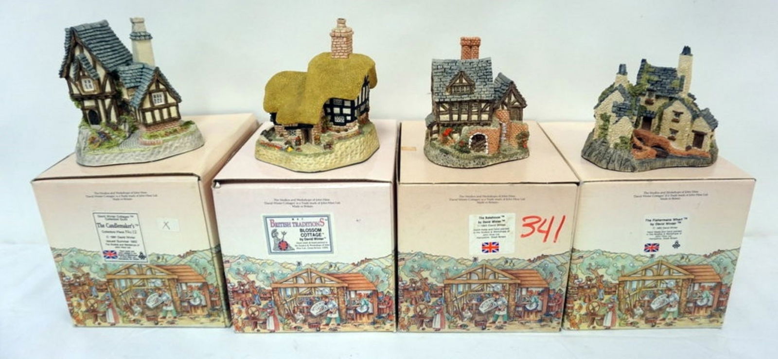 DAVID WINTER HAND PAINTED COTTAGES (1 of 2)