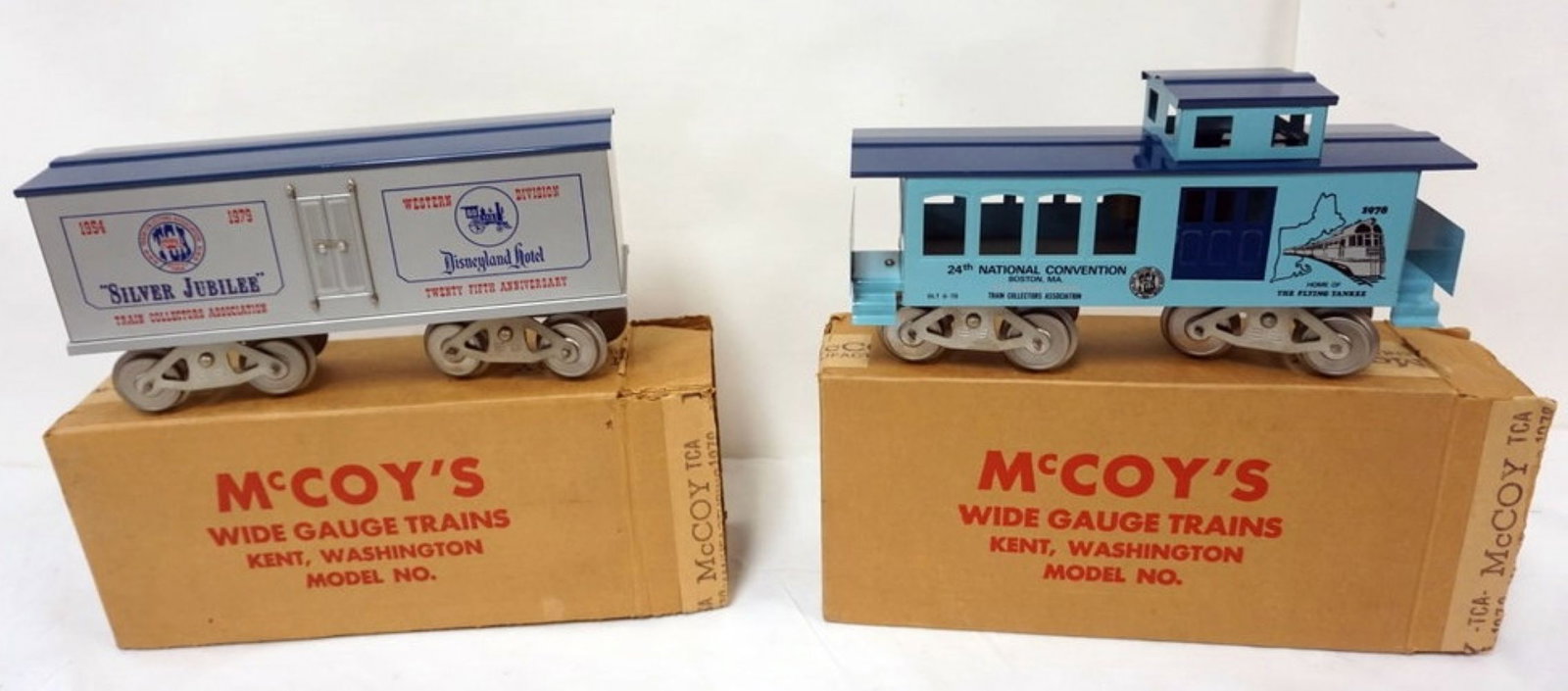 MC COY TRAINS O GAUGE: MC COY TRAINS O GAUGE SILVER JUBILEE DISNEY LAND HOTEL 24TH NATIONAL CONVENTION BOSTON MA CABOOSE