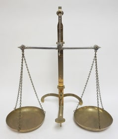 ENGLISH BRASS BALANCE SCALE
