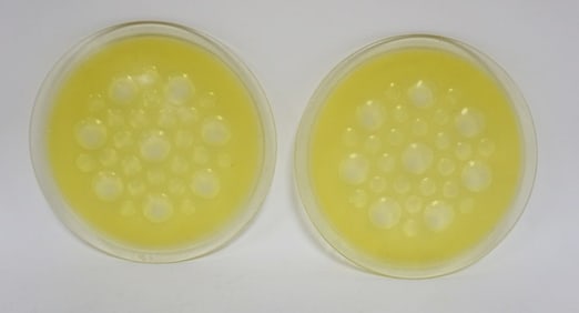 PAIR OF ANTIQUE AUTOMOTIVE GLASS LENSES