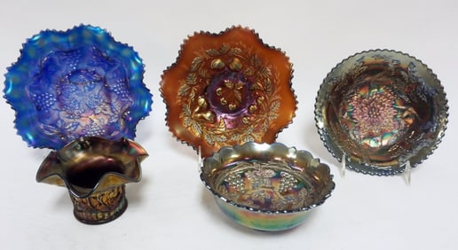 CARNIVAL GLASS ASSORTMENT