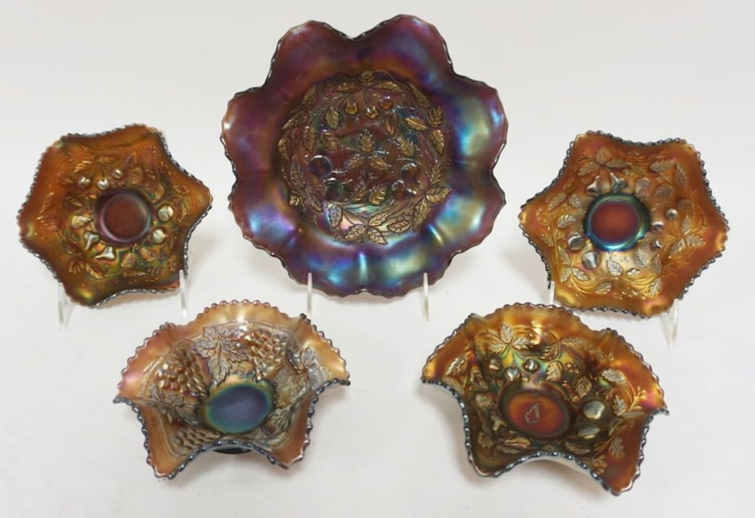 CARNIVAL GLASS ASSORTMENT (1 of 3)