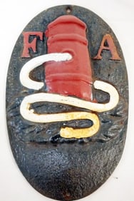 CAST IRON FIRE MARKER