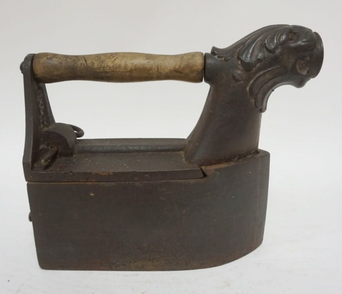 ANTIQUE COAL FLAT IRON (1 of 3)