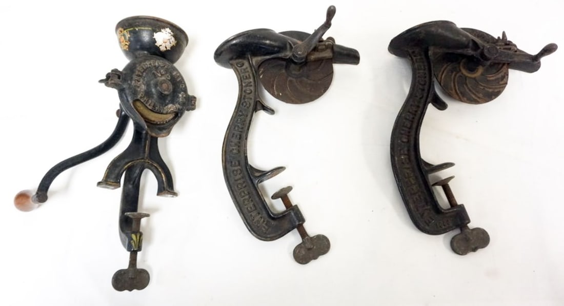 ENTERPRISE COFFEE GRINDER AND CHERRY STONERS (1 of 2)