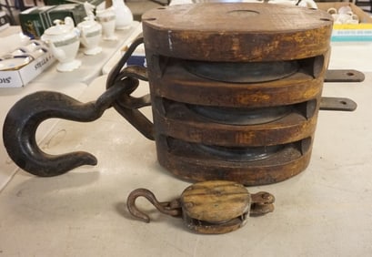 UNION HARDWARD BLOCK AND TACKLE PULLEY