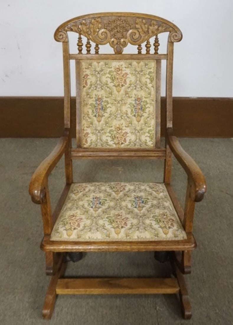 OAK PLATFORM ROCKER (1 of 4)