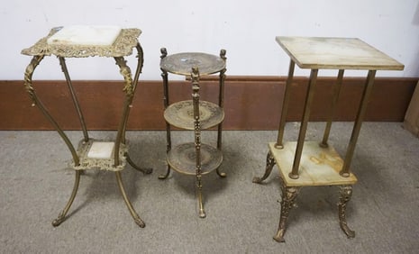 ORNATE METAL STANDS
