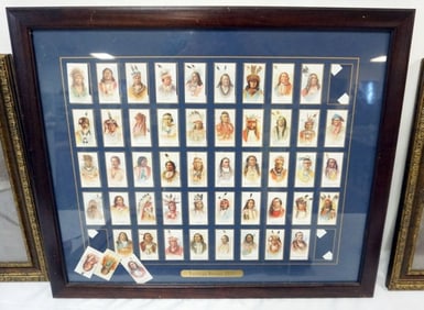 AMERICAN INDIAN ANTIQUE TOBACCO CARDS