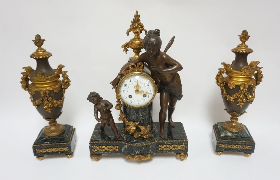FRENCH CLOCK SET (1 of 8)