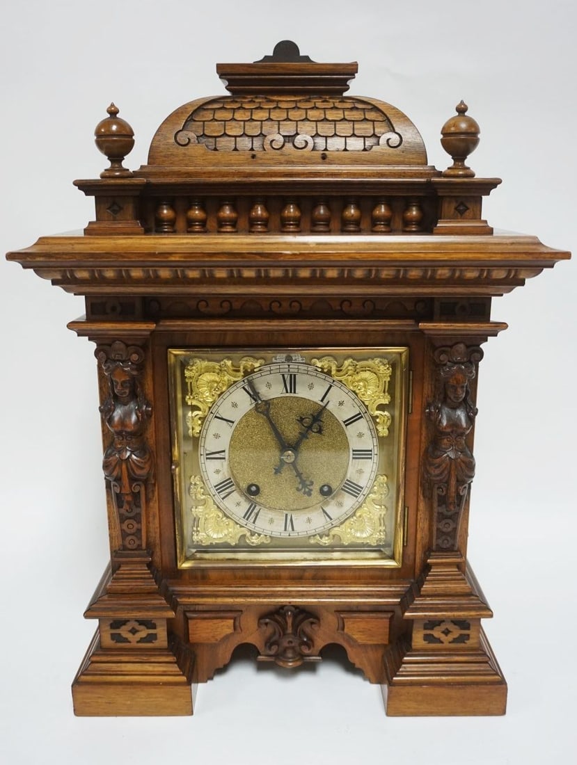 GERMAN BRACKET CLOCK (1 of 8)