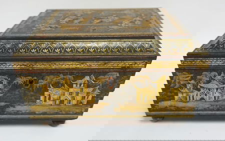 ANTIQUE LACQUERED BOX