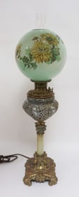 ANTIQUE BANQUET LAMP