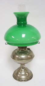 ANTIQUE NICKEL PLATED RAYO LAMP