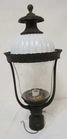 CAST METAL POLE LAMP