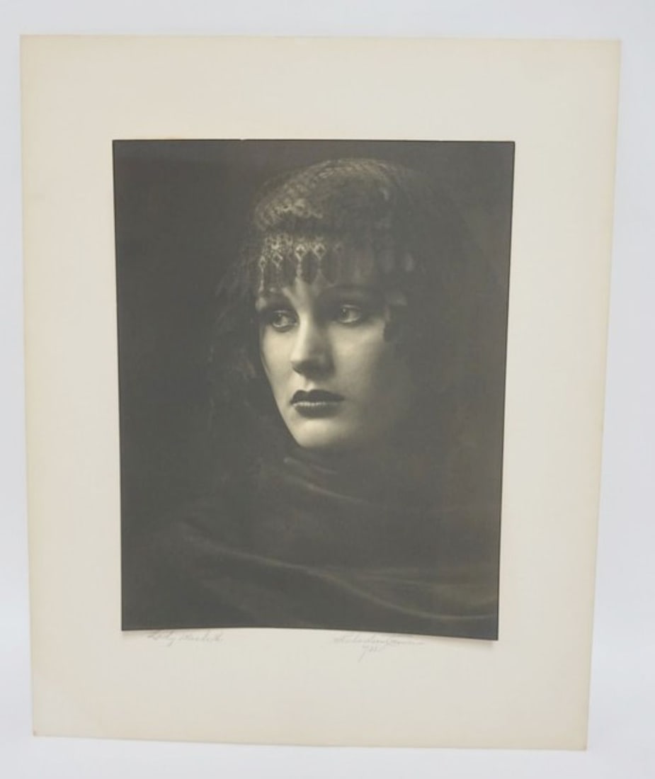H RICHARDSON CREMER PHOTOGRAPHER: H RICHARDSON CREMER PHOTOGRAPHER (1878-1942) NEW YORK, NEW JERSEY, 1935 PHOTO TITLED *LADY MACBETH*, EXHIBIT TAGS ON REVERSE, APPROXIMATELY 16 IN X 20 IN OVERALL