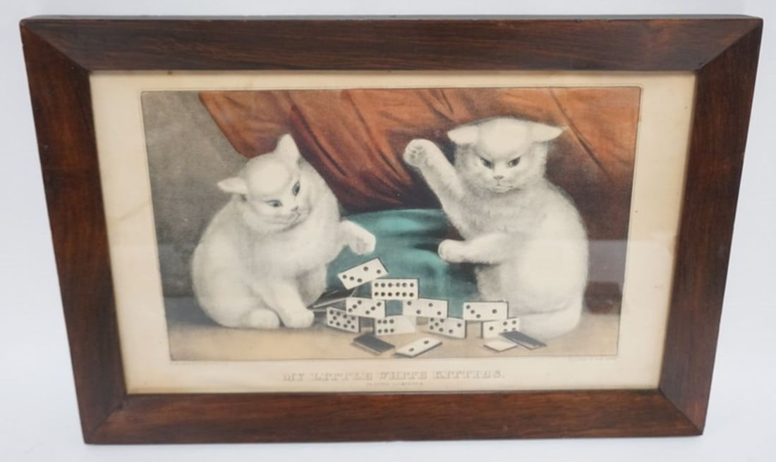 FRAMED CURRIER & IVES (1 of 2)