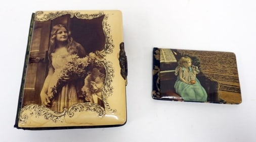 VICTORIAN PHOTO ALBUM & GUEST SIGNATURE BOOK