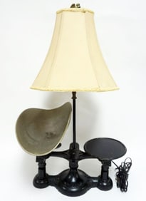 FAIR BANKS SCALE MODIFIED INTO TABLE LAMP