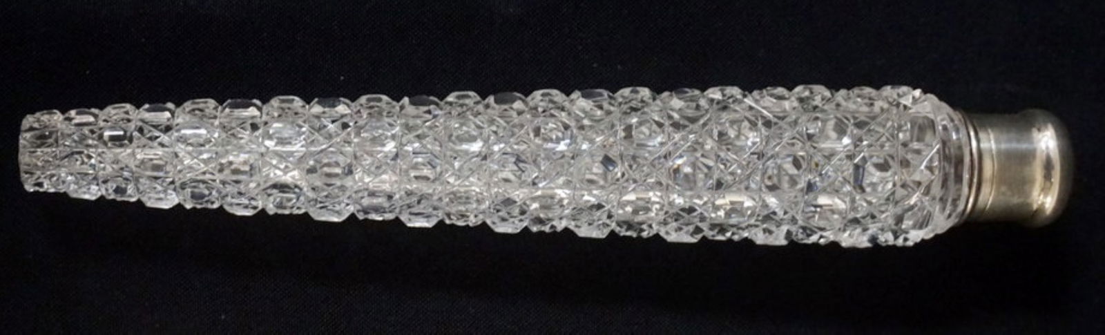 TIFFANY & CO STERLING  CUT GLASS PERFUME BOTTLE (1 of 5)