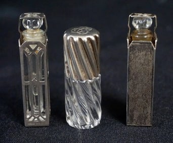 SILVERED CASED PERFUMES