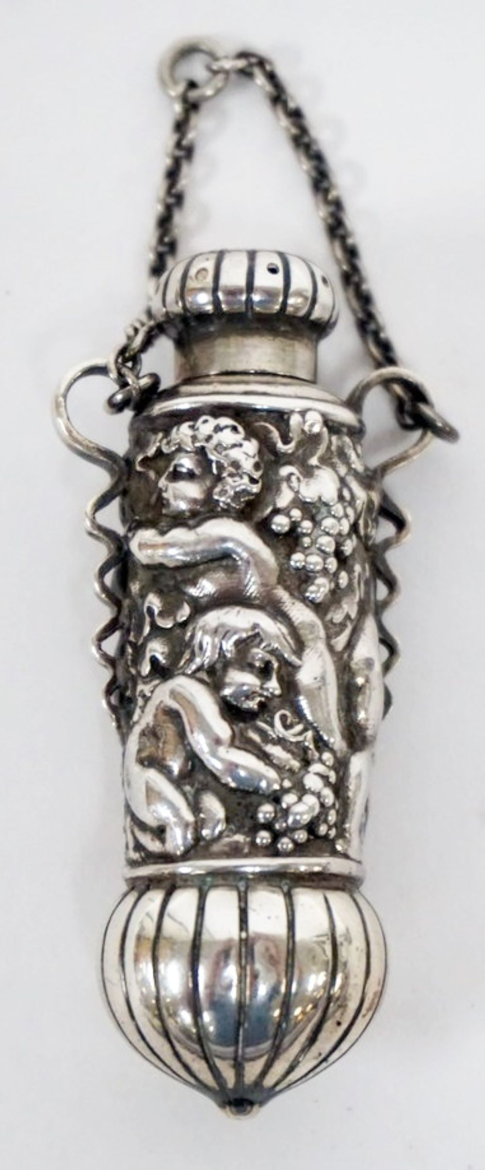 TIFFANY & CO. REPOUSSE STERLING SILVER PERFUME (1 of 5)