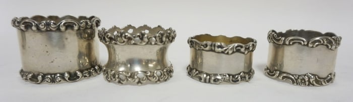 STERLING NAPKIN RINGS