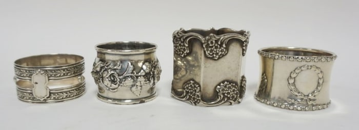 STERLING NAPKIN RINGS