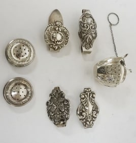CLASPS, TEA STRAINER, SCENT HOLDERS