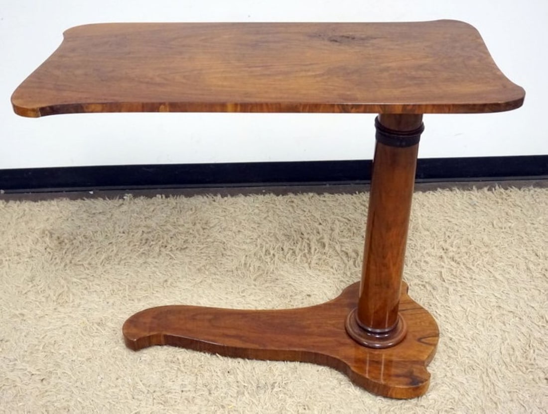 ANTIQUE MAHOGANY BEDSIDE TABLE (1 of 5)