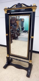 ANTIQUE EMPIRE CHEVAL MIRROR