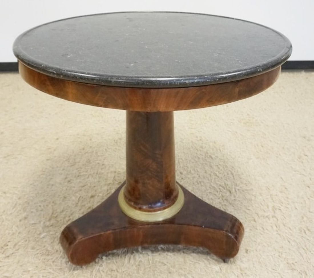 BIEDERMEIER MARBLE TOP TABLE (1 of 3)