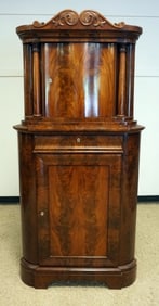 BIEDERMEIER CORNER CUPBOARD