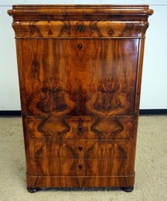BIEDERMEIER FALL FRONT SECRETARY DESK