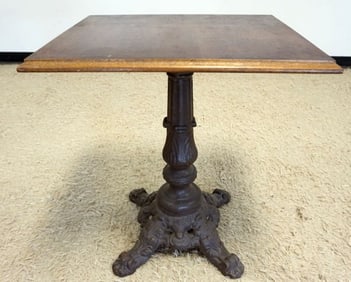 FANCY CAST METAL TABLE
