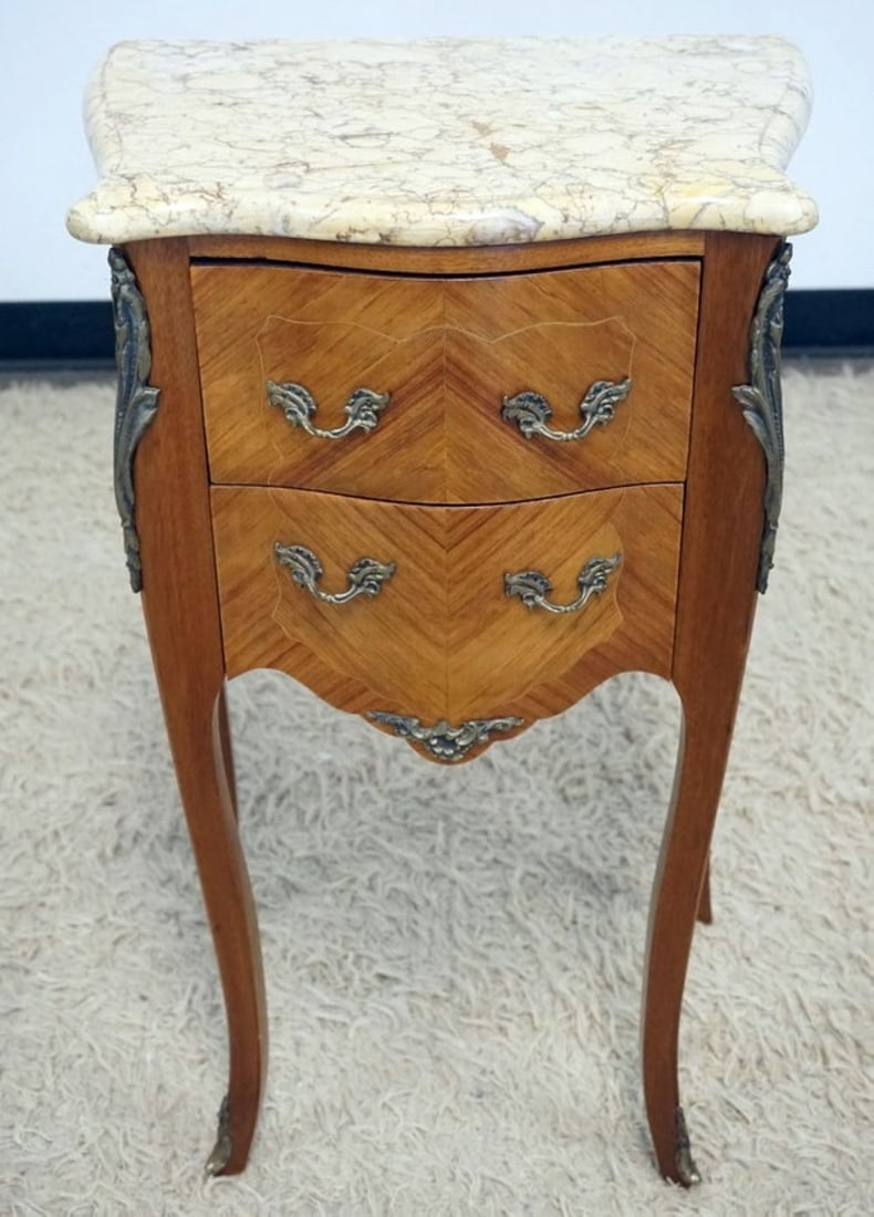 ITALIAN MARBLE TOP STAND (1 of 4)