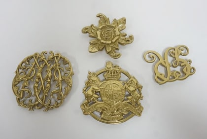 COLONIAL WILLIAMSBURG VINTAGE BRASS TRIVETS