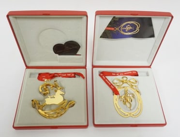 GEORGE JENSEN CHRISTMAS ORNAMENTS