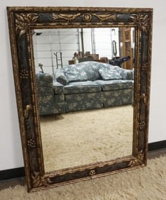 PAINTED DECORATED CARVED MIRROR