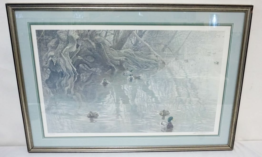 ROBERT BATEMAN OLD WILLOW AND MALLARDS (1 of 2)