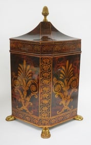 MAITLAND SMITH HAND PAINTED COVERED BOX