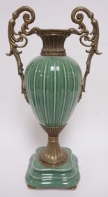 CONTEMPORARY CELADON STYLE URN