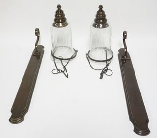 BRASS WALL CANDLE SCONCES