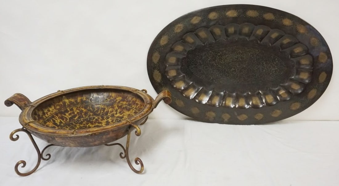 CONTEMPORARY PLANTER AND CONSOLE BOWL (1 of 3)